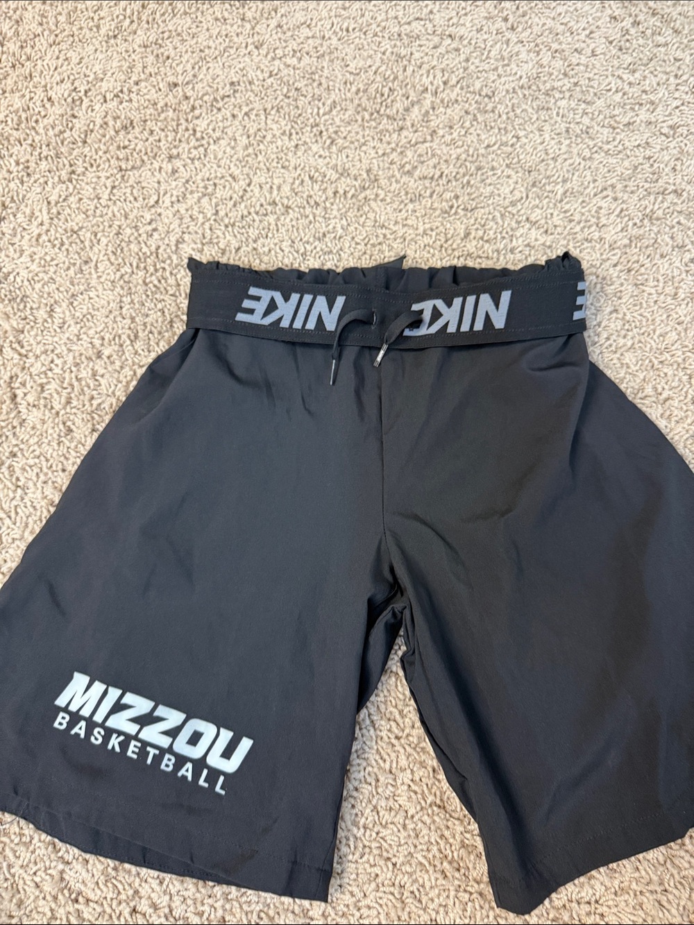 Nike Black Mizzou Basketball Performance Shorts
